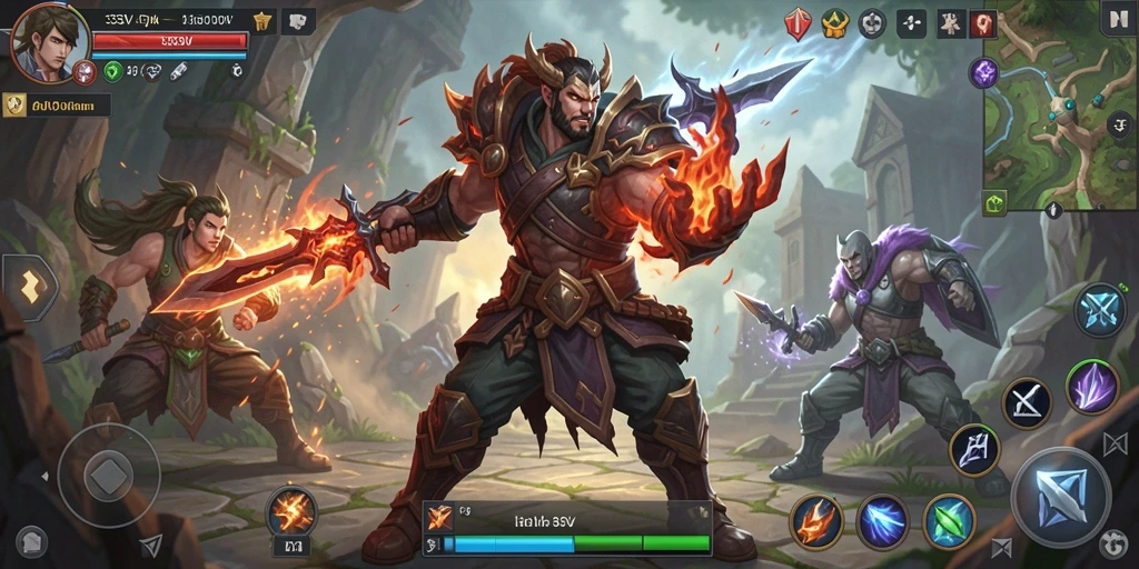 Tampilan menarik dari gameplay ARPG dalam 333V