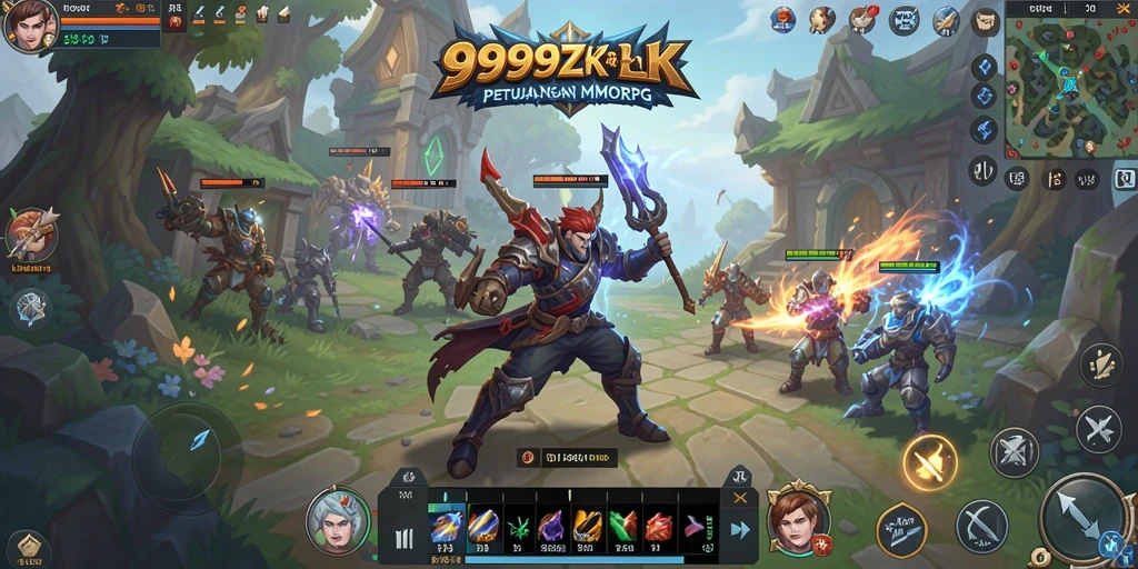 Menampilkan gameplay seru dan dunia luas dalam 999ZK.