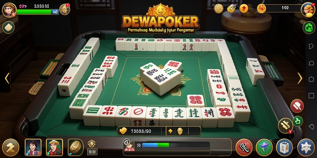 Tampilan gameplay DEWAPOKER yang menakjubkan dan menarik.