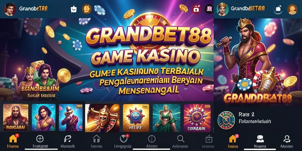 Gameplay seru dan menarik dari GRANDBET88 sebagai aplikasi Kasino.