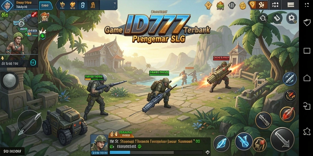 Gameplay seru ID777 yang menggambarkan strategi epik.