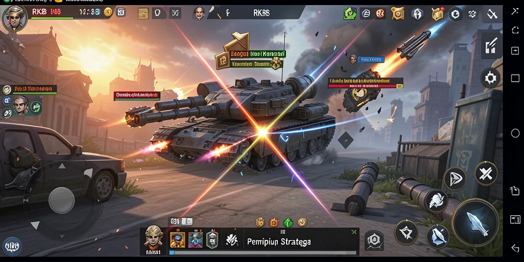 Gameplay dinamis RK88 dengan pembangunan kerajaan yang mendetail.